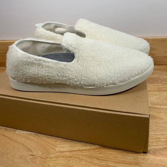 NEW Wool Lounger Fluff Mens 13 Natural White Cream Merino Wool MF1MAWW130 - Picture 4 of 9